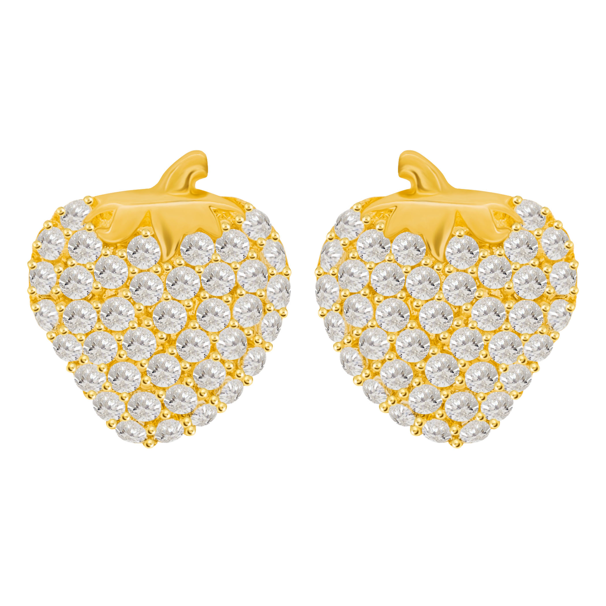14K Gold The Strawberry Earrings (JE3575)